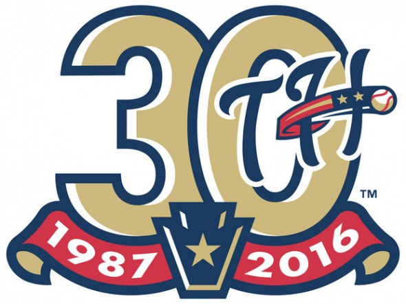 Harrisburg Senators 2016 Anniversary Logo iron on heat transfer